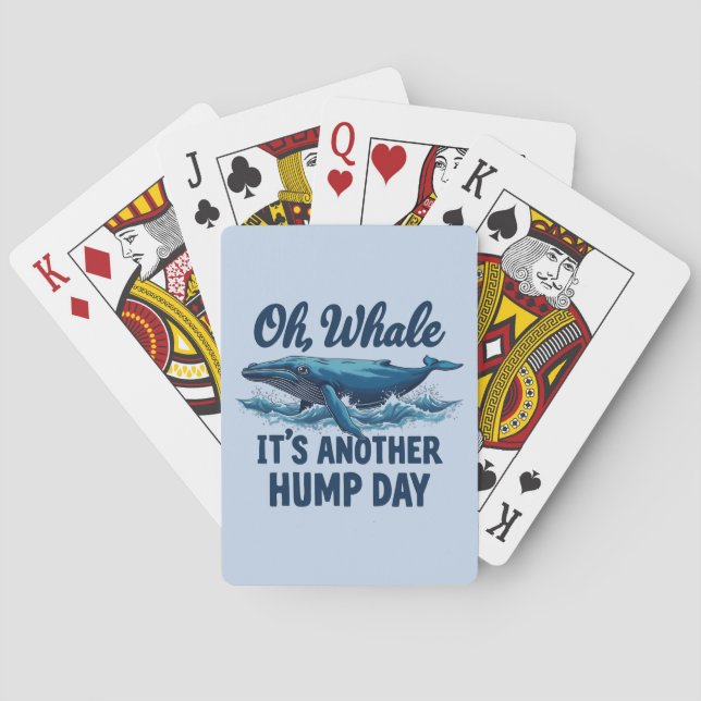 Cartes Amusant jeu de baleines "Oh Whale" Conception de l (dos)