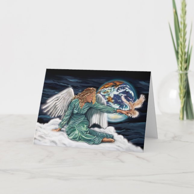 Cartes Angel vierges à l'intérieur (Devant)