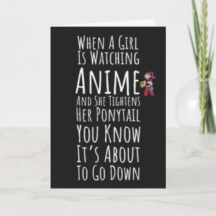 Cartes Anime Drôles Fille Fille Pour Son Otaku