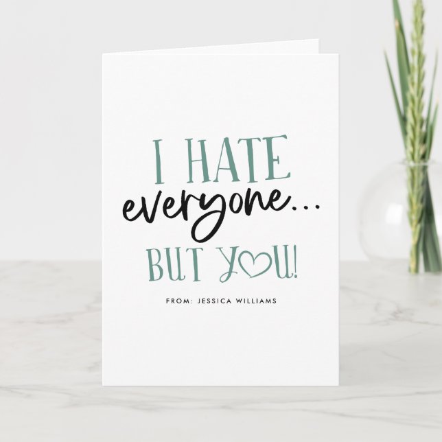 Cartes anti-Saint-Valentin (Devant)