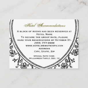 Cartes antiques d'insertion de logement d'hôtel de