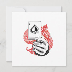Cartes As Pique Casino Joueur Poker Cadeau Jeux de