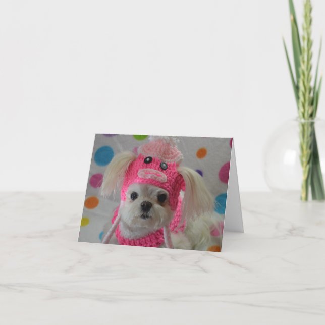 Cartes Ava Note pour l'hiver (Devant)