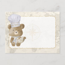 Cartes baby shower Buffet