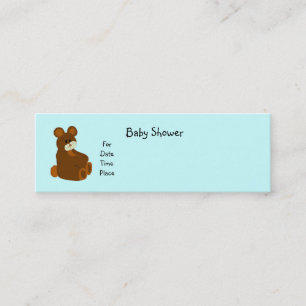 Cartes baby showers