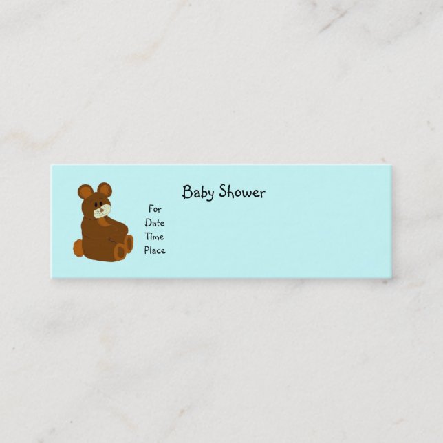 Cartes baby showers (Devant)