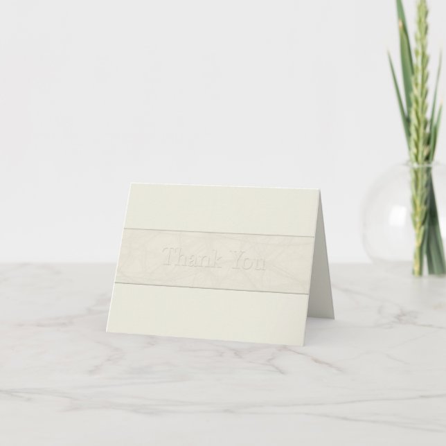 Cartes blanches en Merci de 3 Sympathie simple (Devant)