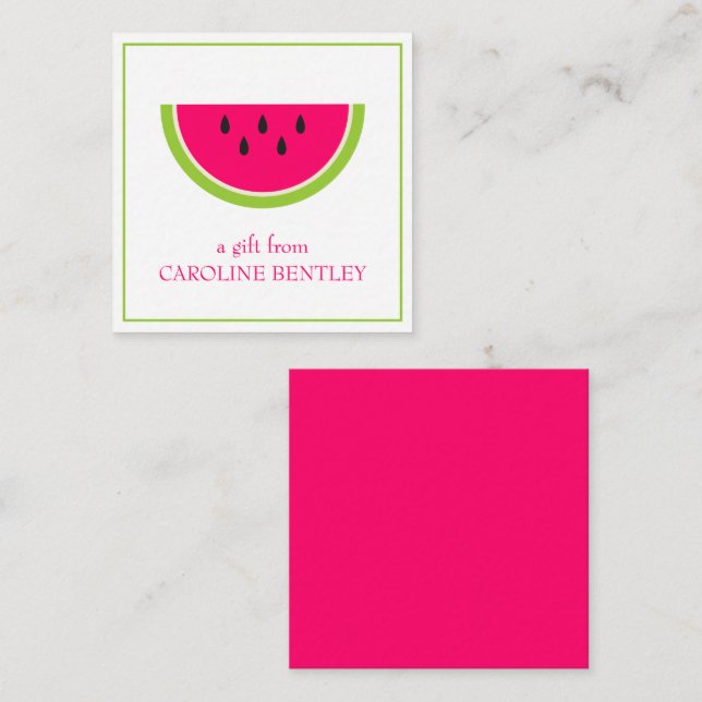 Cartes Cadeau Sweet Watermelon (Devant / Derrière)