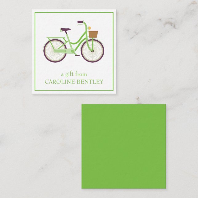 Cartes Cadeaux Bicyclettes (Devant / Derrière)