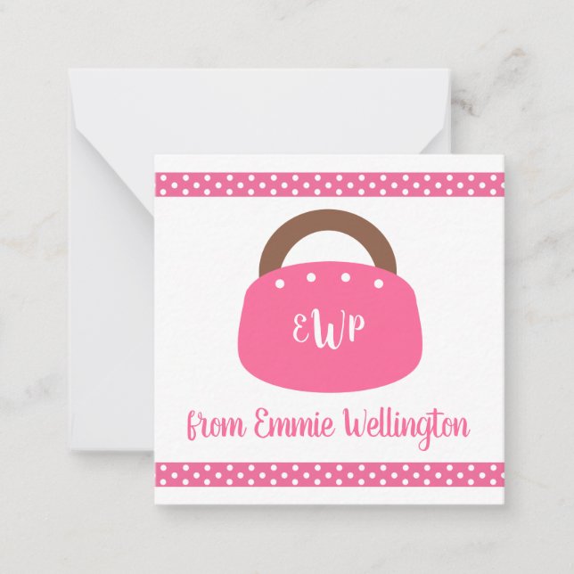 Cartes Cadeaux Monogrammes Bermuda Sac (Devant)
