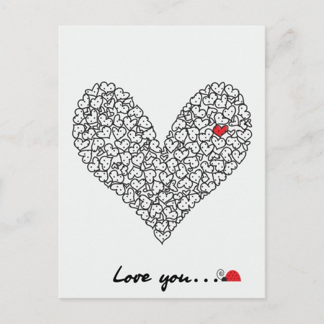 Cartes cardiaques, carte Saint-Valentin (Devant)