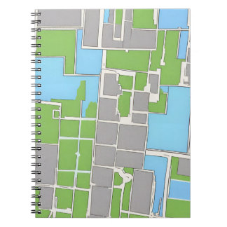 Cartes Carnet spiral - Bleu