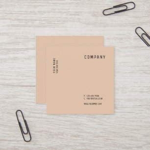 Cartes carrées souples modernes minimalistes