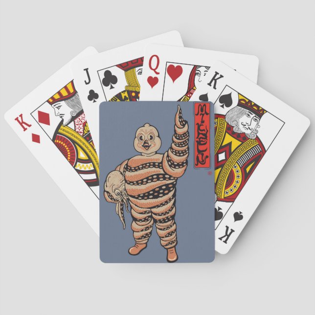 Cartes Carte de jeu américaine Octopus Michelin (dos)