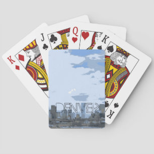 Cartes Carte de jeu artistique Denver Colorado