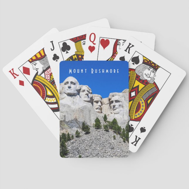Cartes Carte de jeu Mount Rushmore (dos)