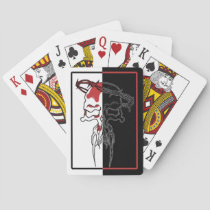 Cartes carte de jeu pour vélos à crâne