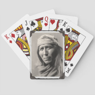 Cartes Carte de jeu vintage amérindienne