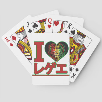 Cartes Carte japonaise de jeu de reggae