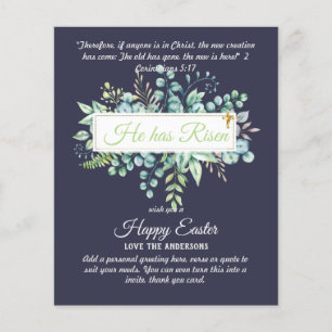 Cartes catholiques de PÂQUES Citation de versets r