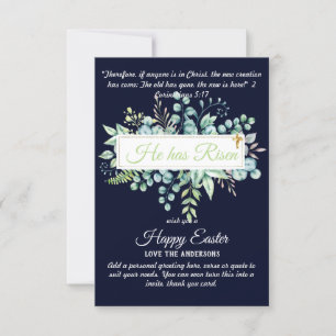 Cartes catholiques de PÂQUES Citation de versets r
