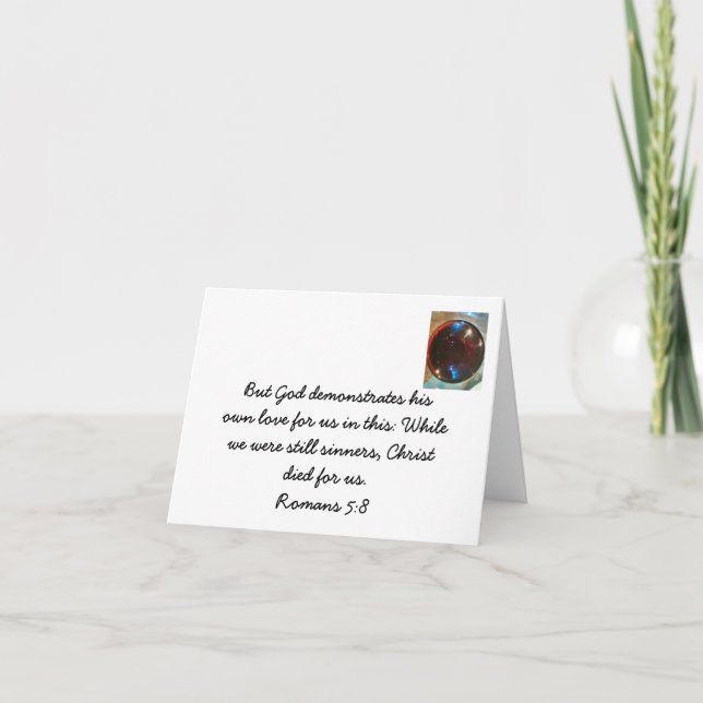 Cartes chrétiennes d'encouragement (Devant)