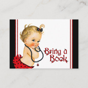 Cartes coccinelle apporte un livre Blonde
