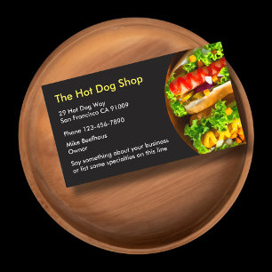 Cartes commerciales Fast Food