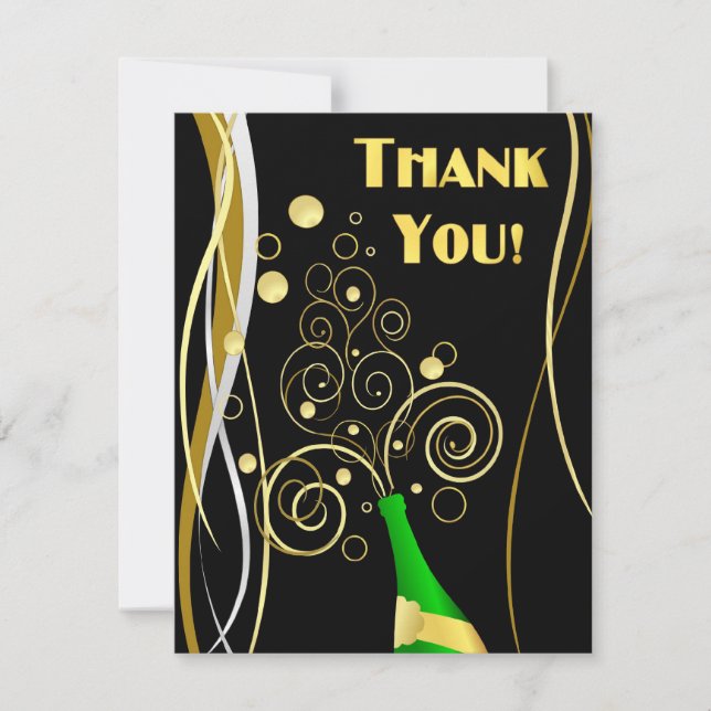 Cartes customisées de Merci - avec la photo (Devant)