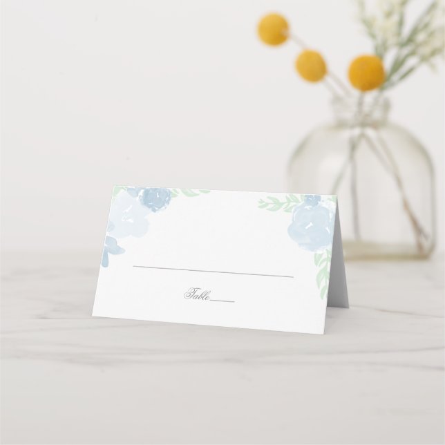 Cartes d'accompagnement de mariage à crête aquarel (Devant)