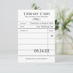 Cartes d'accompagnement de mariage en forme de car