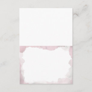 Cartes d'accompagnement pliées Mariage Rose Blush