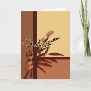 Cartes d'action de grâces automne