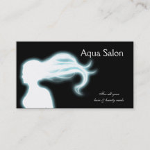 Cartes d'affaires Aqua Hair Salon