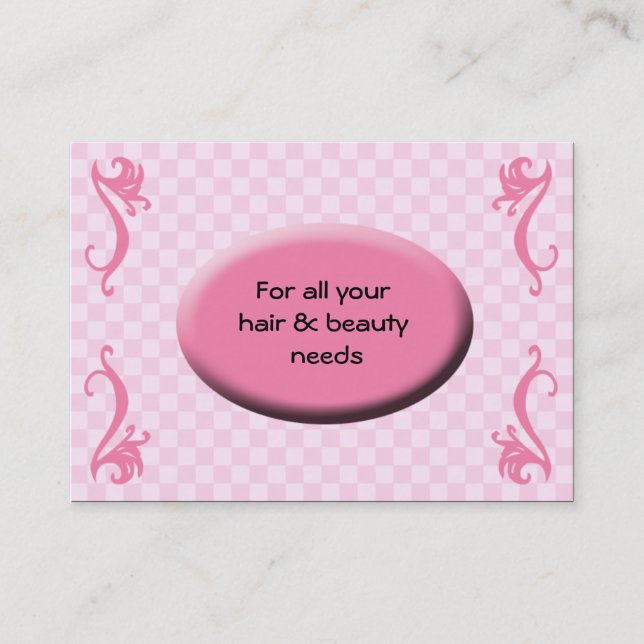 Cartes d'affaires Hair Salon (Devant)