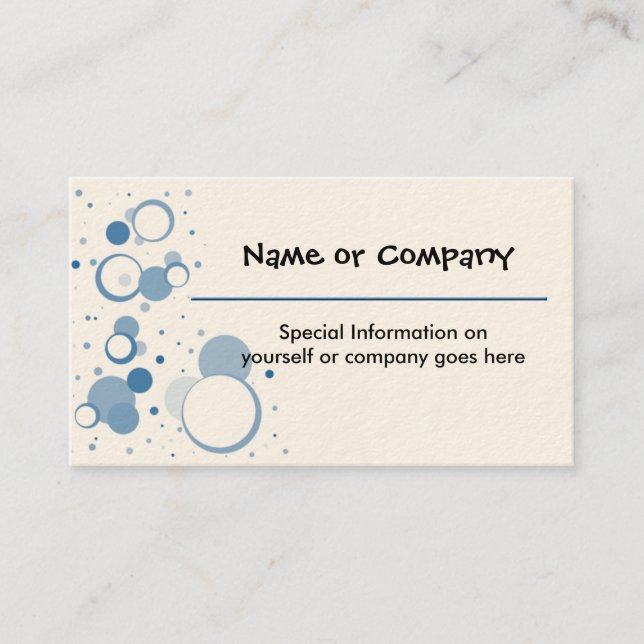Cartes d'affaires ou de profil de concepteur (Devant)