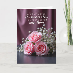 Cartes d'affection Roses roses