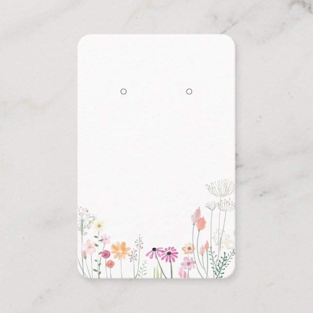Cartes d'affichage à oreilles florales pour do-it- (Devant)