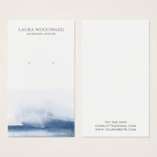 Cartes d'affichage Abstraites Aquarelle bleue