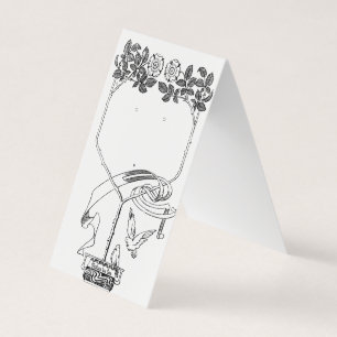 Cartes d'affichage de bijoux personnalisées Vintag
