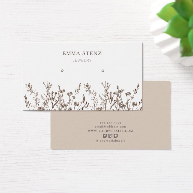 Cartes d'affichage de boucles d'oreilles (Bureau)