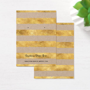 Cartes d'affichage haute qualité Kraft & Gold Foil