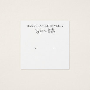 Cartes d'affichage minimalistes modernes pour bijo