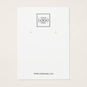 Cartes d'affichage modernes personnalisées du logo