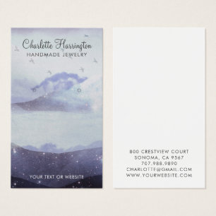 Cartes d'affichage pour bijoux à oreille bleue Abs