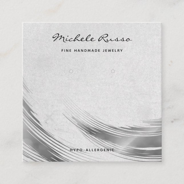 Cartes d'affichage pour bijoux de code QR artisana (Devant)