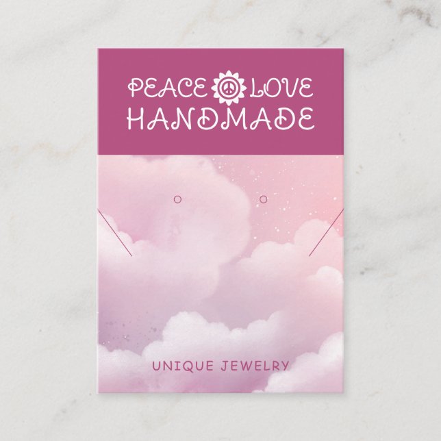 Cartes d'affichage pour bijoux de code QR d'entrep (Devant)