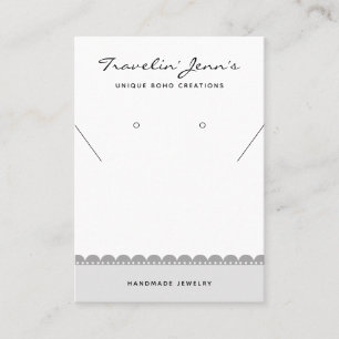 Cartes d'affichage pour bijoux de code QR d'entrep