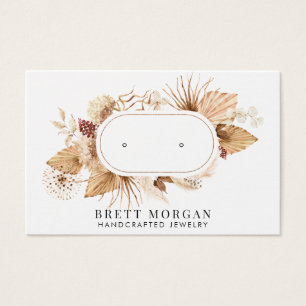 Cartes d'affichage pour bijoux Floral