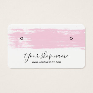 Cartes d'affichage pour oreille pour goujons rose 